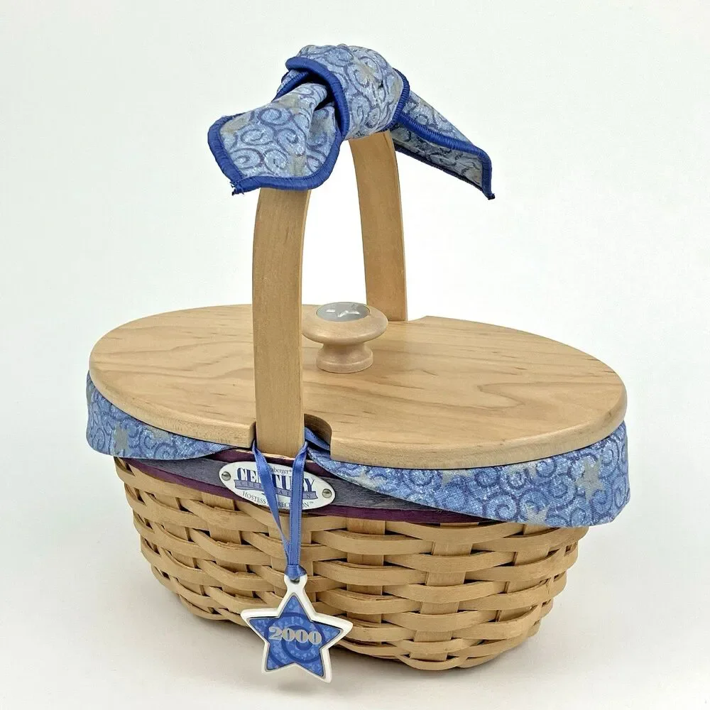 Longaberger Century Celebration Basket Set 2000 | /w Lid 8